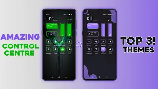 Top 3 New MIUI 14 Themes With Control Centre Support | Dark Mode Support Themes | Best MIUI 14 Theme