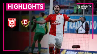 Hallescher FC - Dynamo Dresden | Highlights 3. Liga | MAGENTA SPORT
