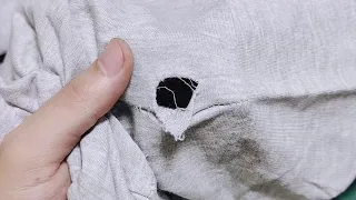 How to fix a hole on your jacket beautifully and elegantly / keep your jacket