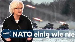 RUSSLAND-KRISE: Laut Lambrecht - Nato war "noch nie so geschlossen" | WELT Interview