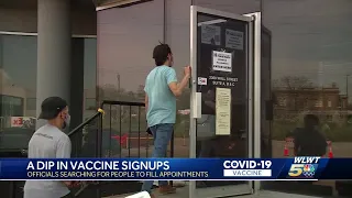 Vaccine appointments one nearly impossible to find now sit unfilled