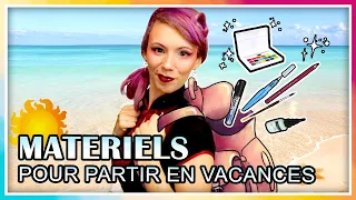 🌞⛱️ SPÉCIAL VACANCES I Quel matériel de dessin / aquarelle pour voyager léger ? KIT CARNET DE VOYAGE