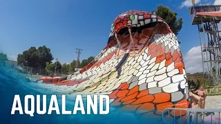 Water Slides at Aqualand El Arenal, Mallorca