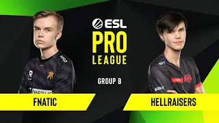 CS:GO - Fnatic vs. HellRaisers [Overpass] Map 1 - Group B - ESL EU Pro League Season 10