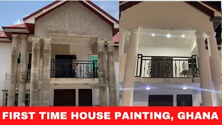 We Finished Painting Our House In Kumasi, Ghana. What A Transformation!