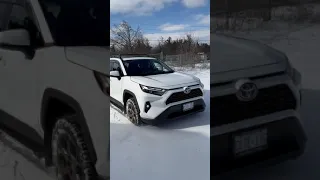 How well does the 2023 RAV4 Woodland Edition perform in deepish snow?