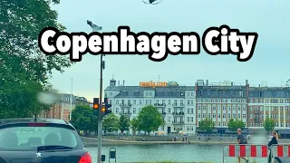 City of Copenhagen - Driving in Denmark - 4k UHD 60 fps