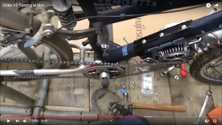 DIY Ebike with car alternator V2 Episode 3 Working at last. NB Read the notes