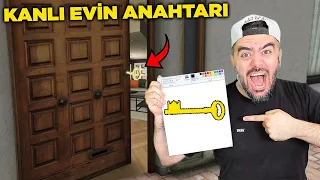 KANLI EVIN ANAHTARINI ÇIZDIM KAPI AÇILDI ŞOKA GIRDIM - GTA 5 MODS