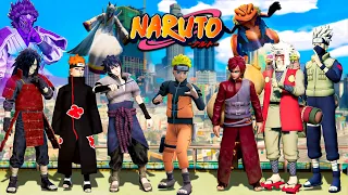 JOGANDO COM TODOS OS NINJAS DO NARUTO!! (Gta 5)