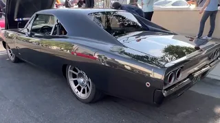 SpeedKore Carbon Fiber 1968 Dodge Charger Hellucination with Hellephant
