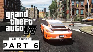 GRAND THEFT AUTO 4 Walkthrough Gameplay Part 6 - (PC 4K 60FPS) RTX 3090 MAX SETTINGS
