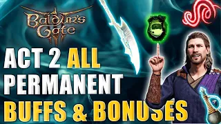 Baldur's Gate 3 - ALL Permanent Features YOU MISSED in ACT 2!