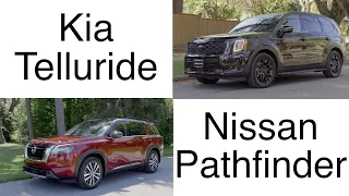 Kia Telluride VS New Nissan Pathfinder comparison