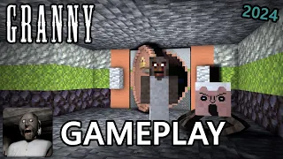 GRANNY SEWER ESCAPE GAMEPLAY IN MINECRAFT