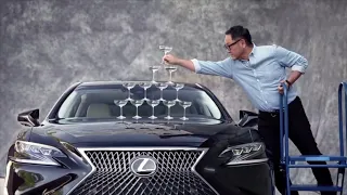 Lexus LS500 Comfort | Champagne Glasses Balance At 145mph | 1989 Lexus LS400 vs. 2020 Lexus LS500