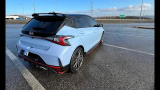 Hyundai İ20N Otoyolda Tempolu Sürüş / Harika Egzoz Sesiyle Eğlenceli Anlar