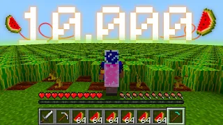 Я Добыл 10,000 Арбузов в Одном ЧАНКЕ I Pepeland 8 Minecraft