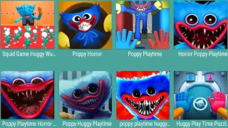 Squid Game Huggy Wuggy,Poppy Horror,Poppy Playtime,Horror Poppy Playtime,Poppy Playtime Huggy,....