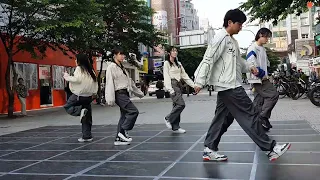 Sinchon busking Crew Kaiser (Hongik Univ) LE SSERAFIM - EASY ver_dolpari @kaiser_dancecrew