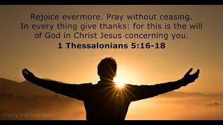 Counting Your Blessings - 1 Thessalonians 5