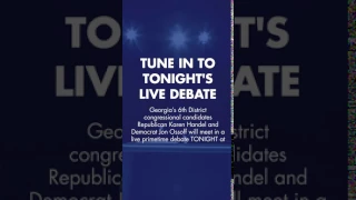 Tune in to tonight's LIVE debate