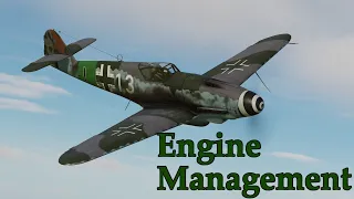 DCS Bf 109 K-4 Engine Management