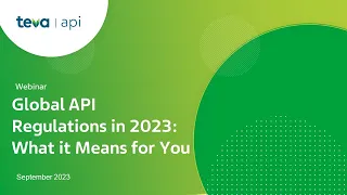 RA Webinar: Global API Regulations in 2023