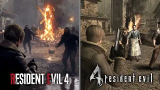 Resident Evil 4 Remake vs. Original - Graphics & Details Comparison