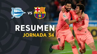 Highlights Deportivo Alavés vs FC Barcelona (0-2)