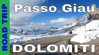 ROAD TRIP PASSO GIAU DOLOMITES│from Passo Giau to Passo Staulanza 4K │Scenic Drive Dolomiti UNESCO