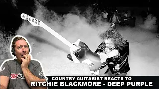 Country Guitarist Reacts to Ritchie Blackmore of Deep Purple, Guitar Solo | Wild!