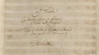 VIVALDI | Concerto Funebre | RV 579 in B♭ major | Original manuscript