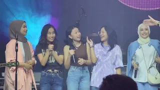 "Saat Bahagia"Ungu ft The Girls Ungu & Kiesha Alvaro at Disini Untukmu Concert 26th Jakarta  2023