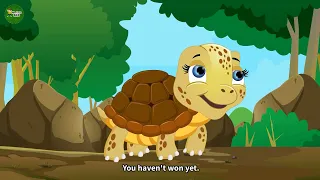 turtle and rabbit secret of winning together | bedtime stories | english moral story | MR. KIDS AREA