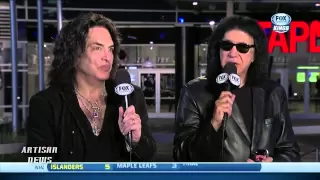 KISS TAKES TO THE AIRWAVES TO TALK HOCKEY STADIUM SERIES AND LA KISS FOOTBALL