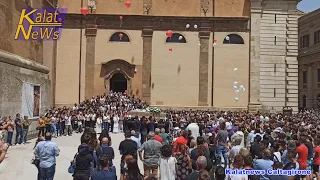 Caltagirone, oltre mille persone hanno reso l'ultimo tributo a Giuseppe Di Martino alla Cattedrale