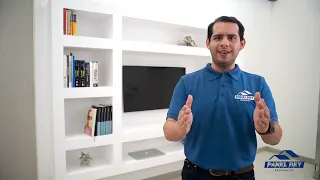 Guía de Instalación: Mueble de TV con paneles de yeso de Panel Rey®