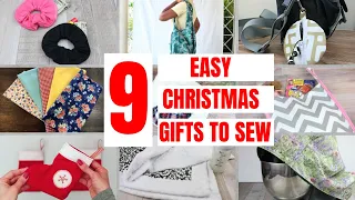 Easy Sew Christmas Gifts - 9 Full Sewing Tutorials for Christmas gifts they will love!