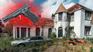 ABANDONED DRUG DEALERS MANSION The Serial Killers Hideout FOUND LOADED GUN