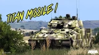 Arma 3 - Titan Missile Gameplay - King of the hill! - AFV-4 Gorgon