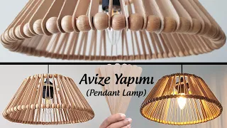 Popsicle stick lamp - İce cream stick Lamp making