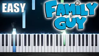 Family Guy Theme - EASY Piano Tutorial by PlutaX