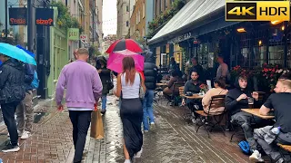 ☔️ British Rainy Weather 🌧️  London Rainy Walk in the West End 🌂 1 hour Rain Walk [4K HDR]