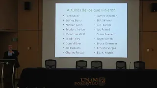 2015 - Conferencia Dr. Juan José Sánchez Sosa en CU