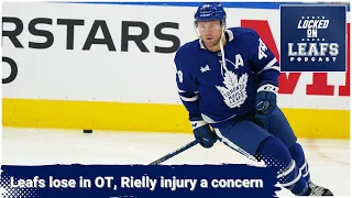 Toronto Maple Leafs lose in OT but face more concerning situation with Morgan Rielly's injury