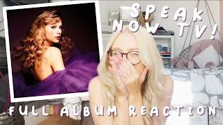 SPEAK NOW (Taylor's Version) - FULL Album Reaction