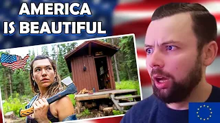 European Reacts: Alone in a Cabin in the Woods (Montana)