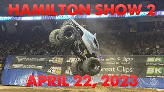 Monster Jam Hamilton Ontario Show 2 April 22, 2023 (FULL SHOW)