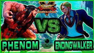 SFV CE: Phenom (Necali) vs EndingWalker (Ed) 🔥 Battle Lounge 🔥 Street Fighter 5